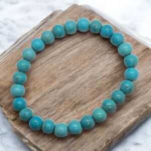 Boho Turquoise Beaded Bracelet Bohemian Western Tribal Aztec Fashion Jewelry NWT
